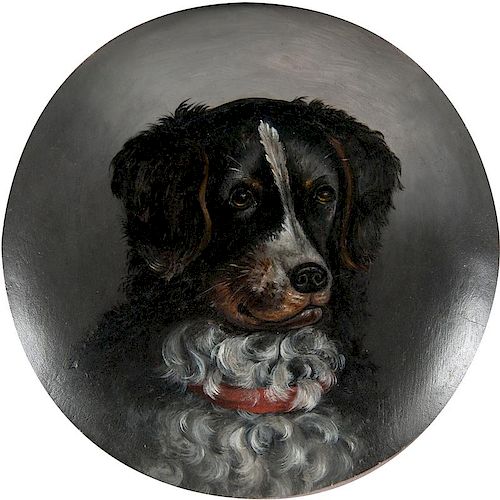 Late 19th-Century British Dog Painting