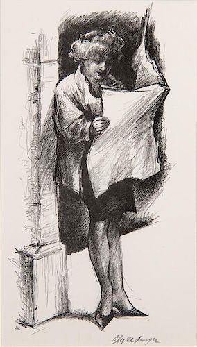 Clyde J. Singer (American, 1908-1999) Lithograph