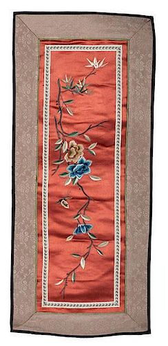 Chinese Embroidered Silk Sleeve 