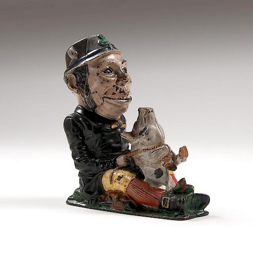 J. & E. Stevens Paddy and the Pig Mechanical Bank