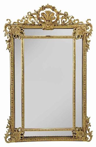 Regence Style Mirror Framed Mirror