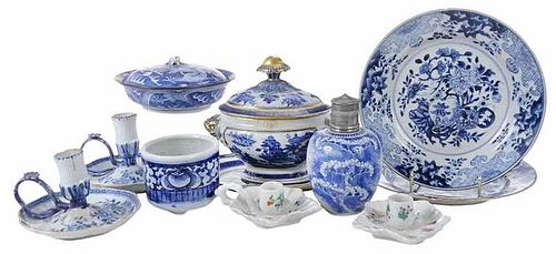 Ten Pieces of Asian Export Porcelain