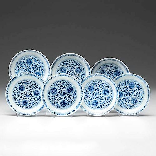 Daoguang Blue and White Dishes 