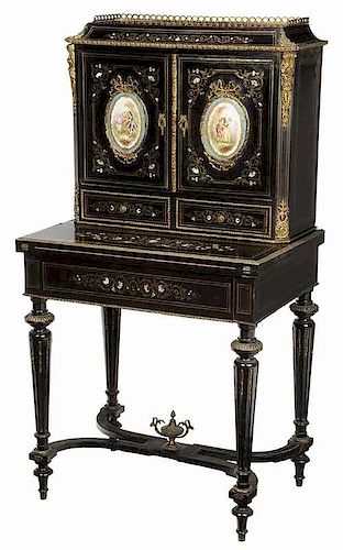 Louis Philippe Style Writing Cabinet