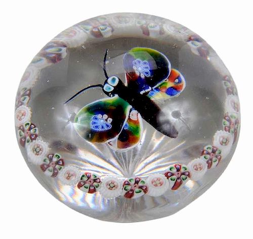 Baccarat Butterfly Paperweight