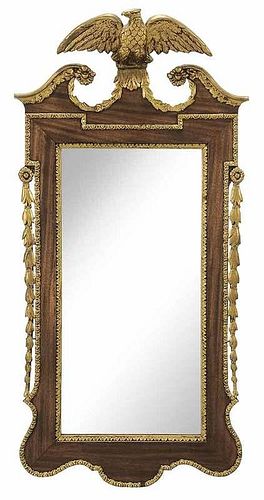 Chippendale Style Parcel Gilt Mirror