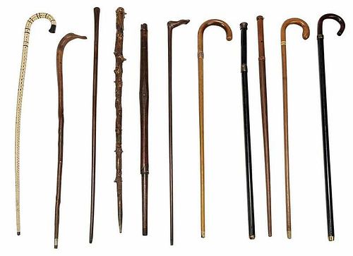 11 Canes and Walking Sticks/Two Smuggler Canes