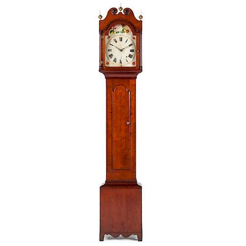 Cherry Tall Case Clock 