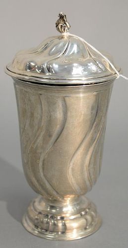 Continental silver covered cup. ht. 8in., 10.7 troy ounces