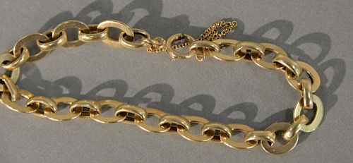 14K gold bracelet. 11.4 grams