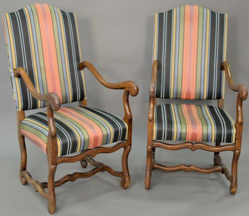 Pair of continental arm chairs