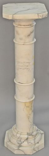 Marble pedestal, ht. 37 1/4in. Provenance: Property from the Estate of Frank Perrotti Jr. of Hamden, Connecticut