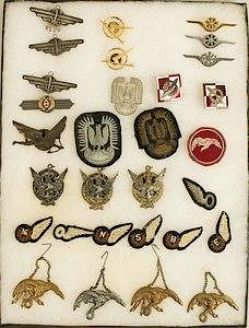 Polish Aviation Medals and Badges, mostly pre-WWII