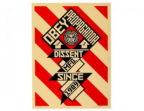 Shepard Fairey "Constructivist Banner"