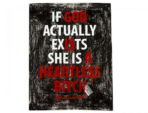 Revok "If God Actually Exist" Screen Print