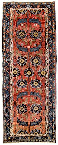 Antique Heriz Rug, Persia: 3'8'' x 9'9''