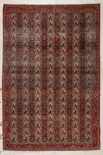 Antique Isfahan Rug: 6'11'' x 10'5''