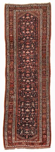 Antique West Persian Kurd Rug, Persia: 4'3'' x 12'11''