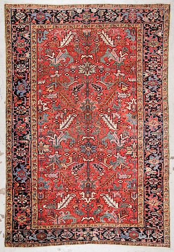 Antique Heriz Rug, Persia: 6'2'' x 9'