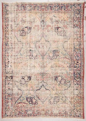 Antique Lavar Kerman Rug, Persia: 7'5'' x 10'5''