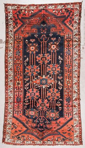 Antique Baktiari Rug, Persia: 5'2'' x 9'7''