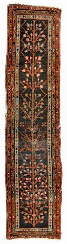 Antique Heriz Tree of Life Runner, Persia: 2'3'' x 8'7''