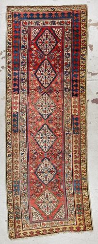 Antique Sarab Rug, Persia: 3'6'' x 9'7''