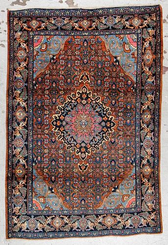 Antique Lilihan Rug, Persia: 4'3'' x 6'4''