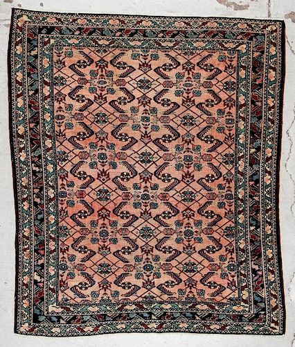 Antique Malayer Rug, Persia: 5'2'' x 6'3''