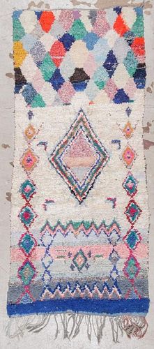 Vintage Moroccan Rug: 3'3'' x 7'2''