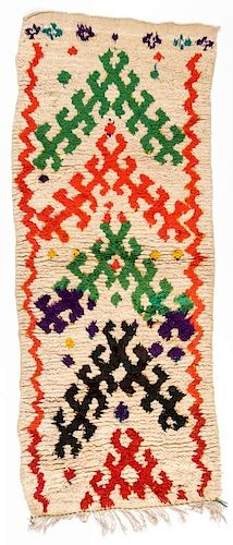Vintage Moroccan Rug: 2'3'' x 5'3''