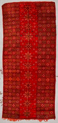 Vintage Moroccan Rug: 5'11'' x 13'0''