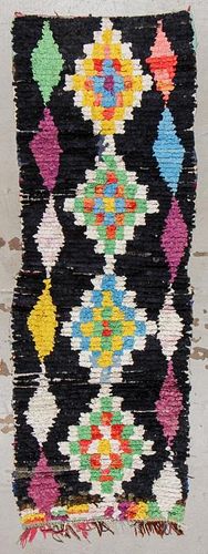 Vintage Moroccan Rug: 3'3'' x 9'0''