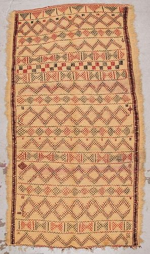 Vintage Moroccan Mixed Weave Rug: 5'11'' x 10'8''