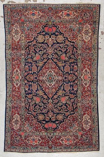 Antique Kashan Rug, Persia: 4'3'' x 6'8''