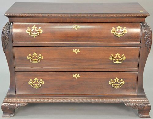 Century Furniture Co. mahogany three drawer chest. ht. 33in., wd. 42in.