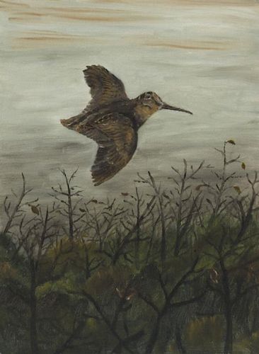 Davison B. Hawthorne (b. 1924) Woodcock