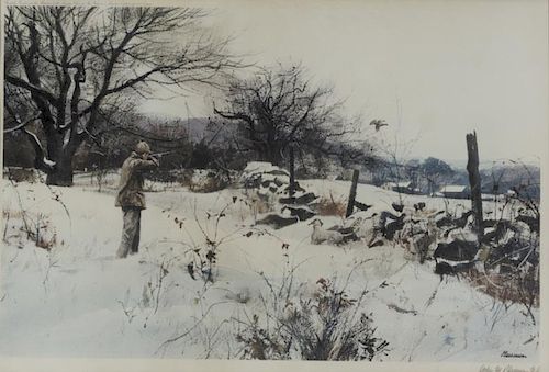 Ogden M. Pleissner (1905-1983) October Snow