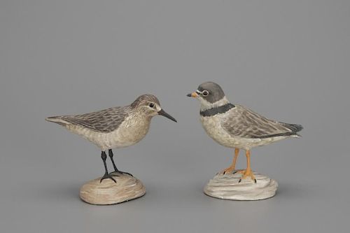 Two Shorebirds Davison B. Hawthorne (1924-2018)