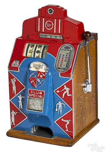 Jennings 10-cent Club Special slot machine