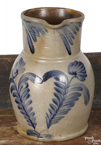 Pennsylvania Remmey stoneware pitcher, 19th c.