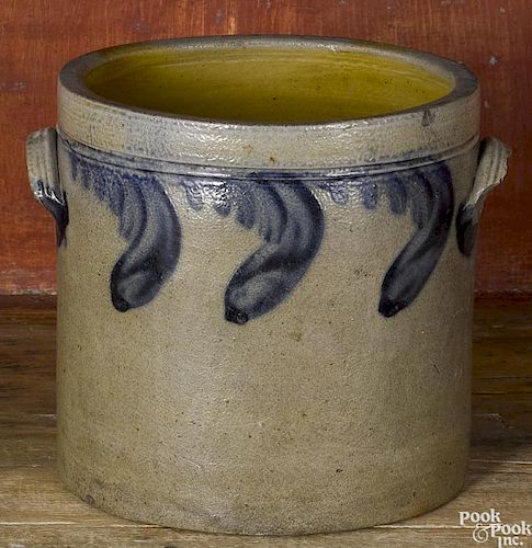 Philadelphia Remmey stoneware crock, 19th c.