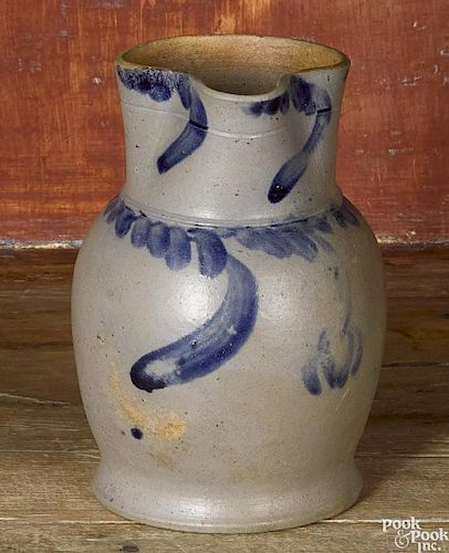 Small Pennsylvania stoneware pitcher, 19th c.