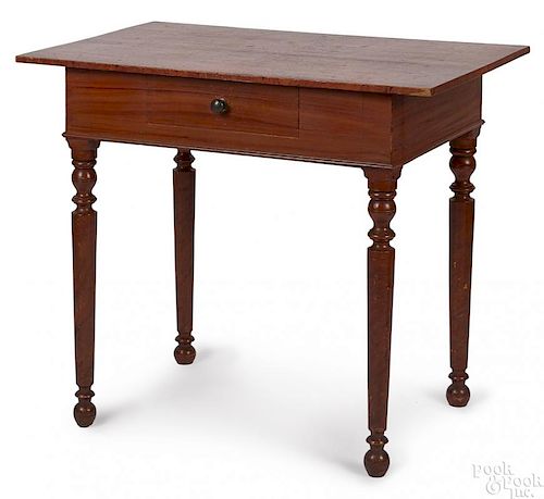 Zoar, Ohio painted pine work table, 19th c.
