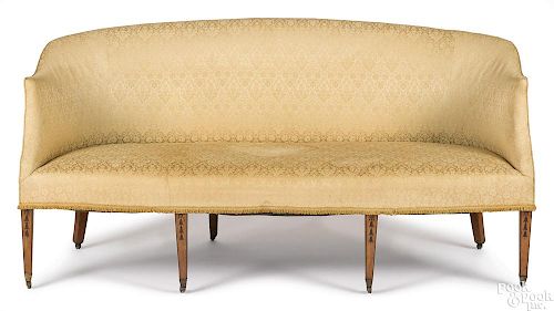 Regency satinwood sofa, ca. 1810