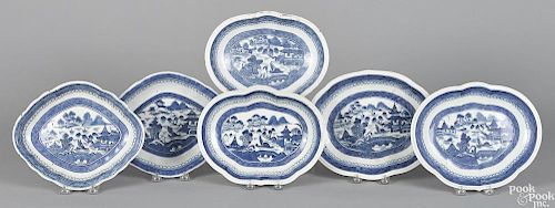 Six Chinese export porcelain Canton