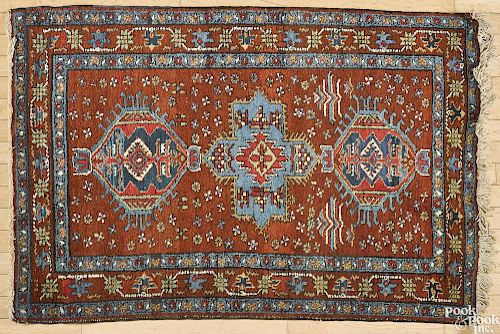 Northwest Persian mat, ca. 1940