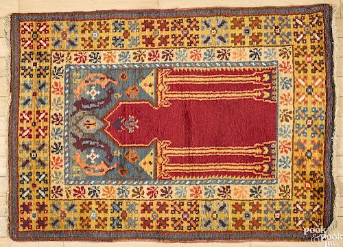 Turkish prayer rug, ca. 1940