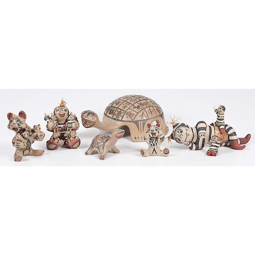 Margaret and Luther Gutierrez (Santa Clara, b.1936 / 1911-1987) Pottery Critters PLUS