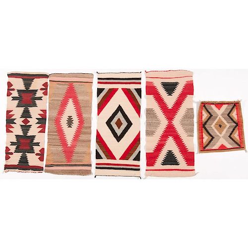 Regional Navajo Sampler Weavings / Rugs